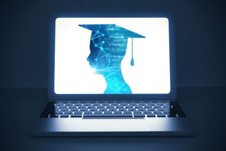 Illustration of a graduate